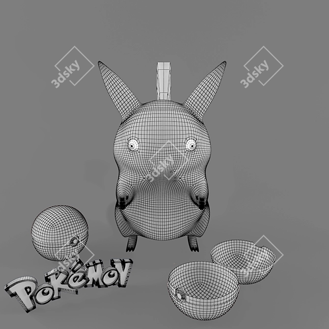 Pikachu: Icon of Japanese Culture 3D model image 3