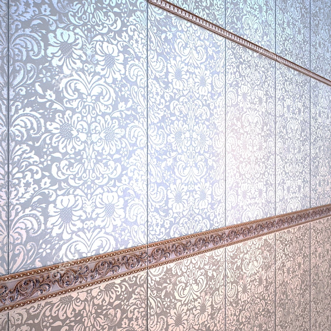 Silk Inspired: Pamesa Ceramica La Maison Tiles 3D model image 1