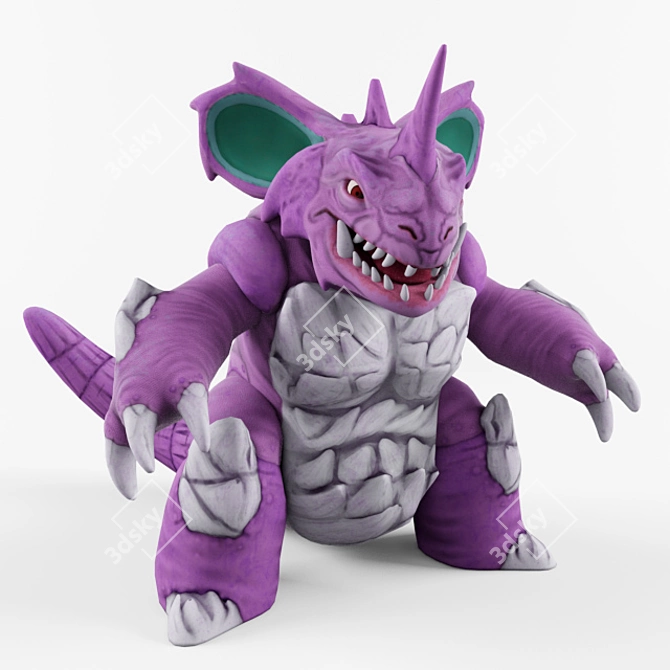 Mighty Nidoking: Powerful Pokemon 3D model image 1