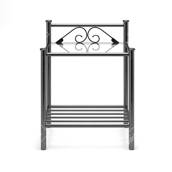 Elegant Night Table "Birgit 3D model image 2