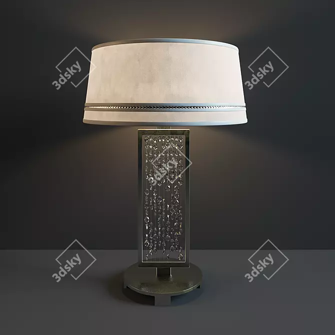 Sleek Minimalist Desk Lamp 3D model image 1