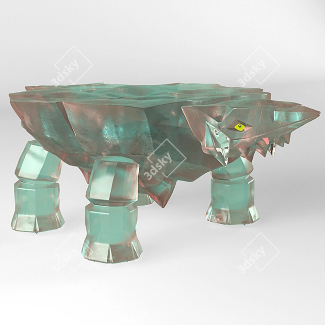 Icy Avalanche Pokemon: Avalugg 3D model image 1