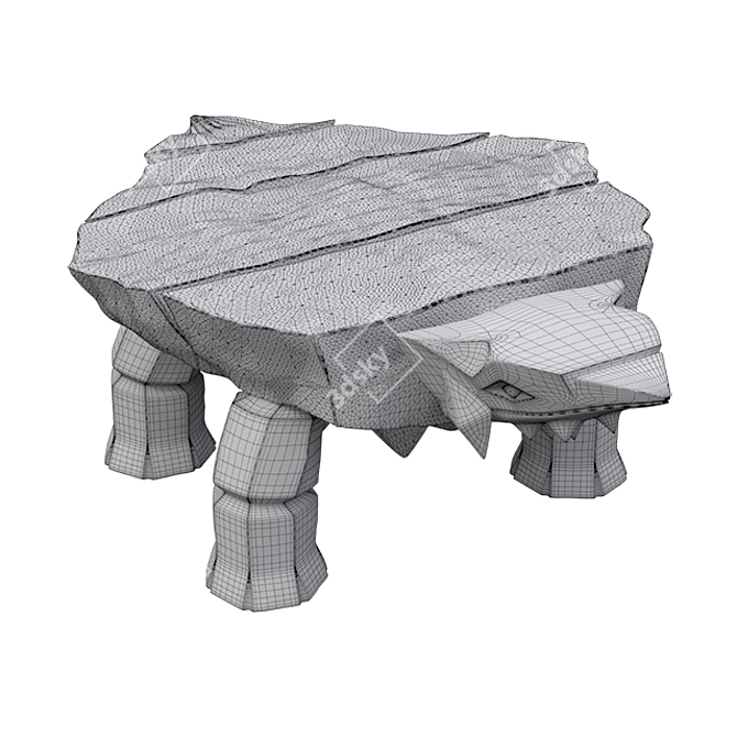 Icy Avalanche Pokemon: Avalugg 3D model image 3