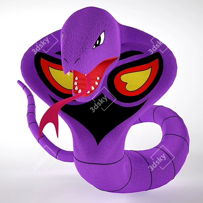 Title: Toxic serpent Pokémon 3D model image 1