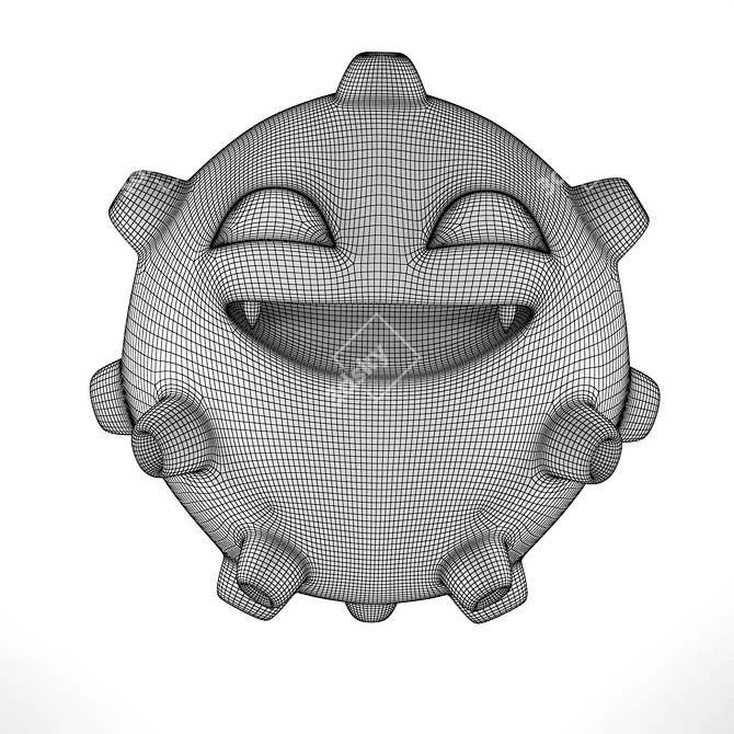 Toxic Gasball Pokémon: Koffing 3D model image 3