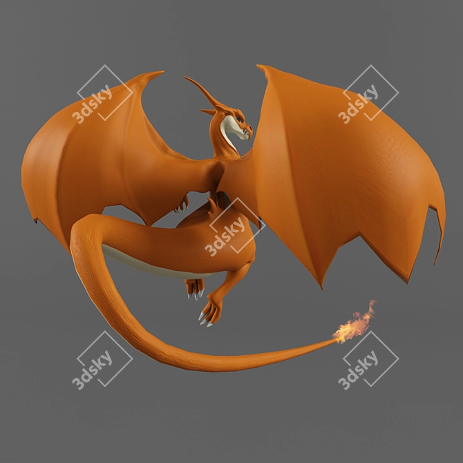 Charizard Y: The Ultimate Fire/Flying Pokémon 3D model image 2