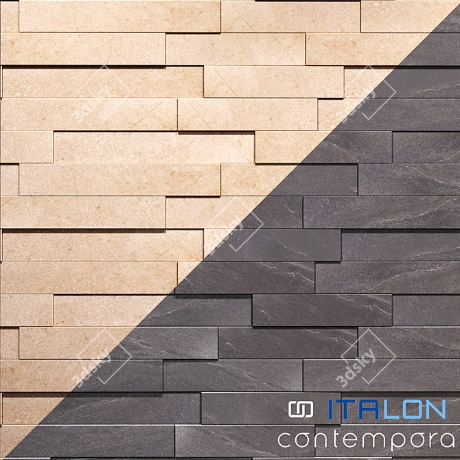 ITALON CONTEMPORA 3D Brick Collection 3D model image 1