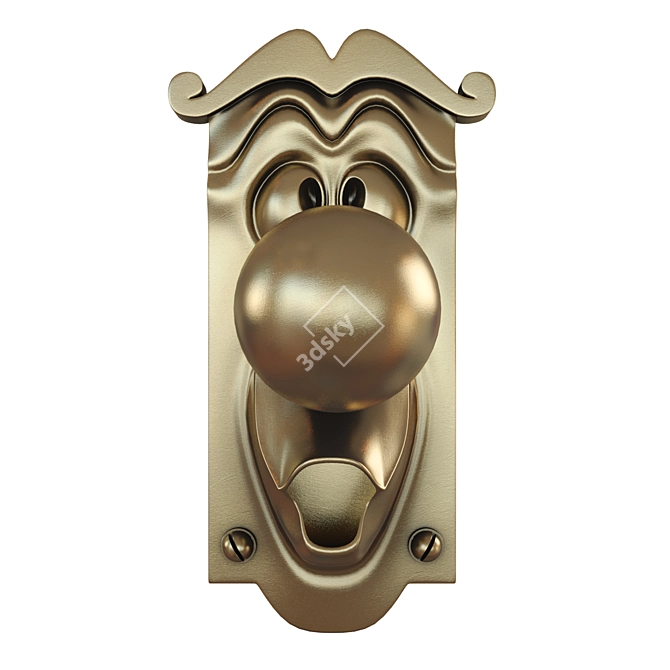 Title: Wonderland Camp Door Handle 3D model image 2