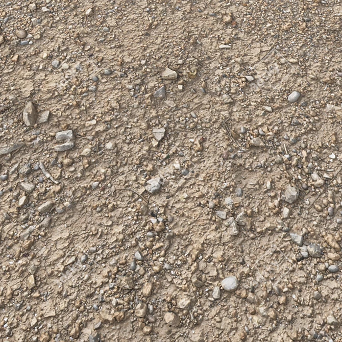  Photorealistic Gravel/Soil Dirt Pack 3D model image 2