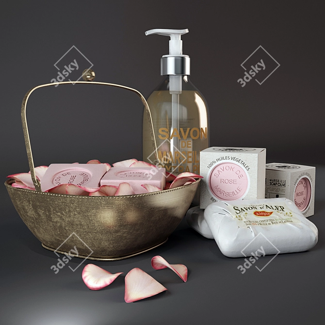 Seaside Bliss - French Soap 3D model image 1