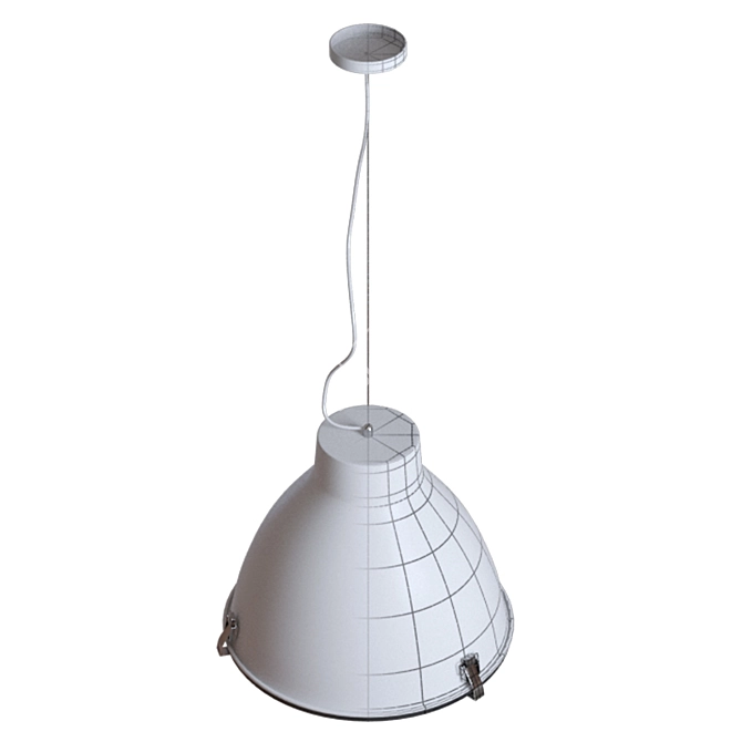 Custom Form Fargo: Customizable 42cm Lampshade 3D model image 3