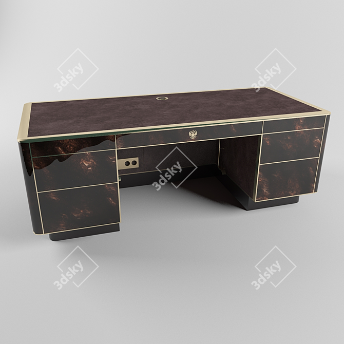 The Unique Based Upon Desk 3D model image 2