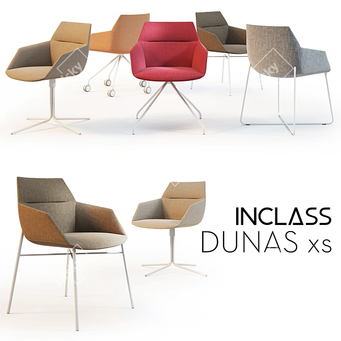 Versatile DUNAS XS Chair 3D model image 1