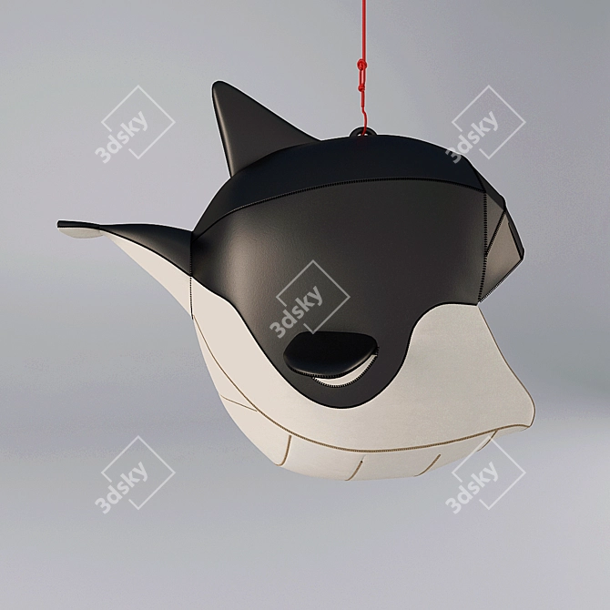 Playful Hanging Shark Chair by Porky Hefer 3D model image 3