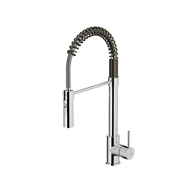 FlexiFlow Sink Mixer 3D model image 1