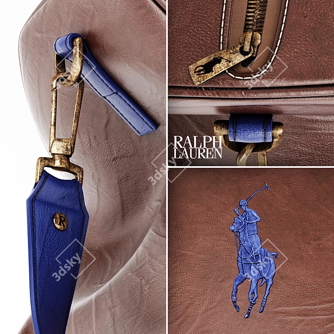 Vintage Ralph Lauren Handbag: Limited Edition 3D model image 2