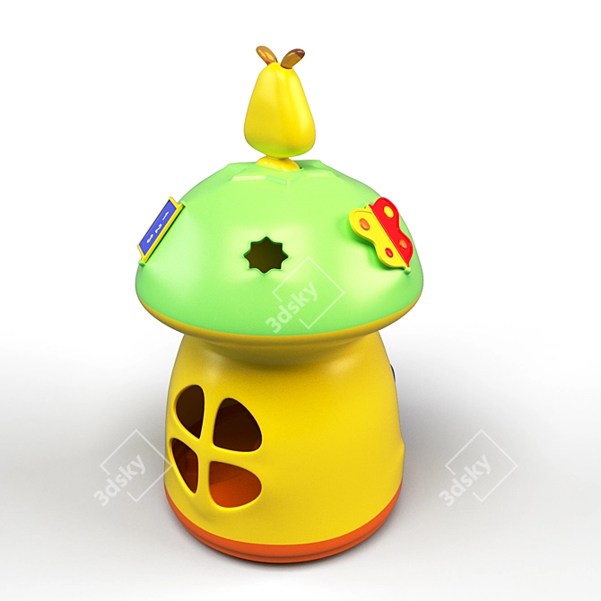 Magic Mushroom Mini House 3D model image 2