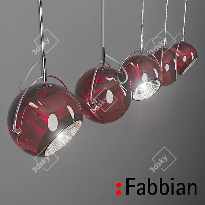 Stylish Fabbian Beluga Colours 3D model image 2