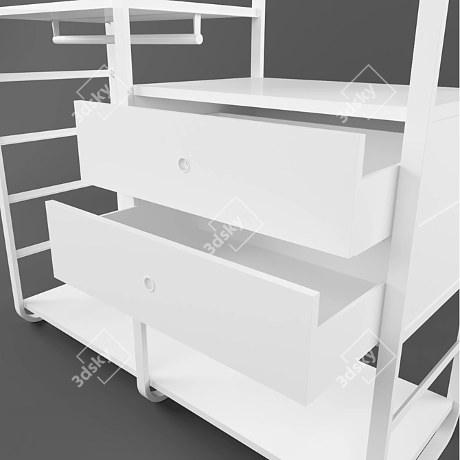 Ikea Elvarli Combination System 3D model image 2