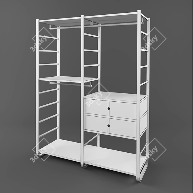 Ikea Elvarli Combination System 3D model image 3