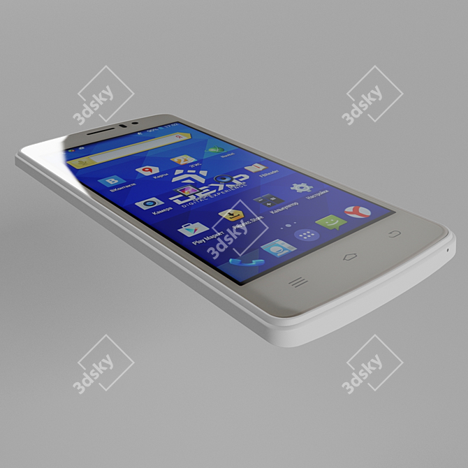 Dexp Ixion ML 4.7: Powerful 4G Smartphone 3D model image 1