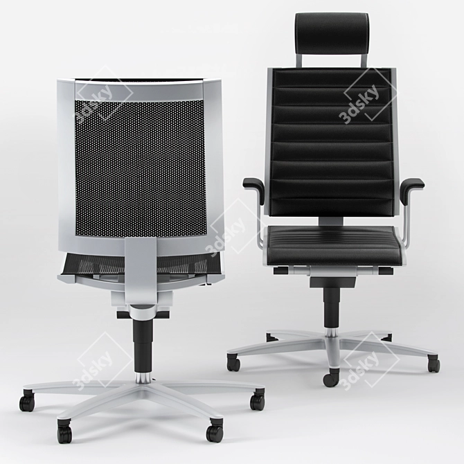 Elegant Wilkhahn Solis F Chairs 3D model image 2