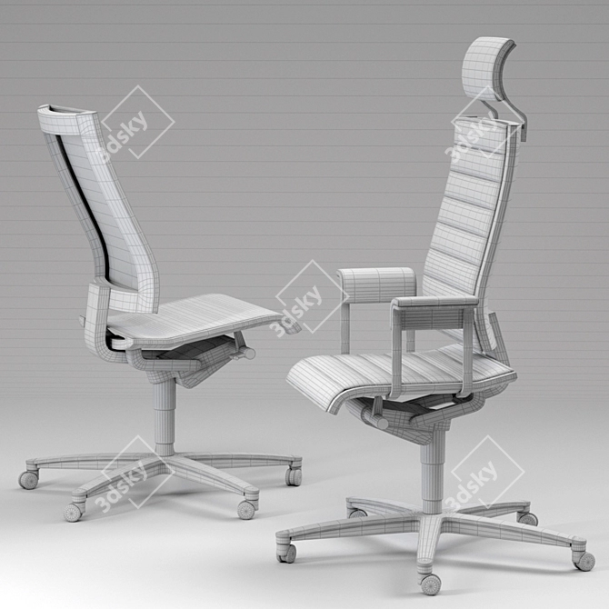 Elegant Wilkhahn Solis F Chairs 3D model image 3