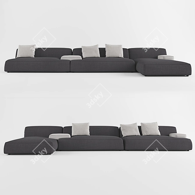 LEMA Cloud Sofa Collection 3D model image 3