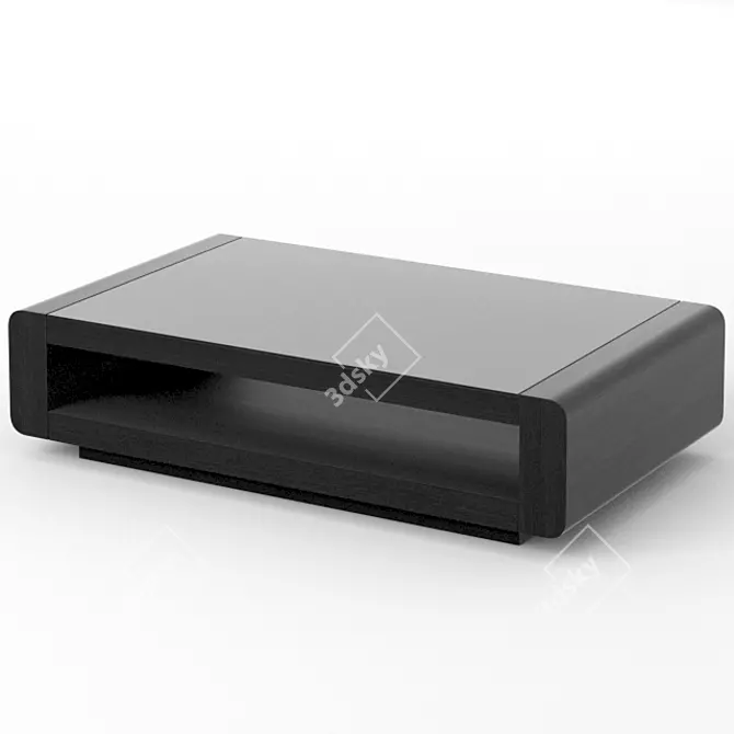 Sleek Minimalist Coffee Table 3D model image 1