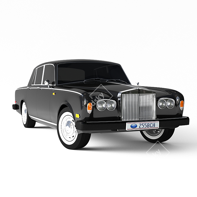 Elegant Luxury: Rolls Royce SilverArrow 3D model image 1