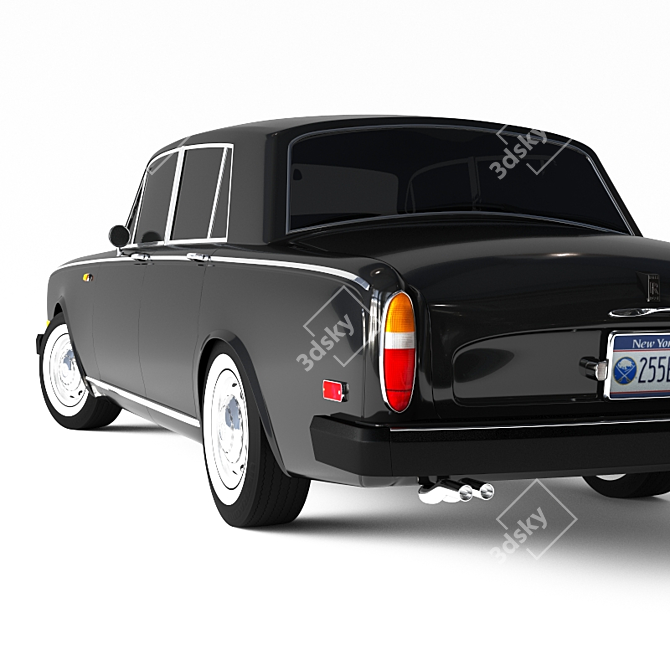 Elegant Luxury: Rolls Royce SilverArrow 3D model image 2