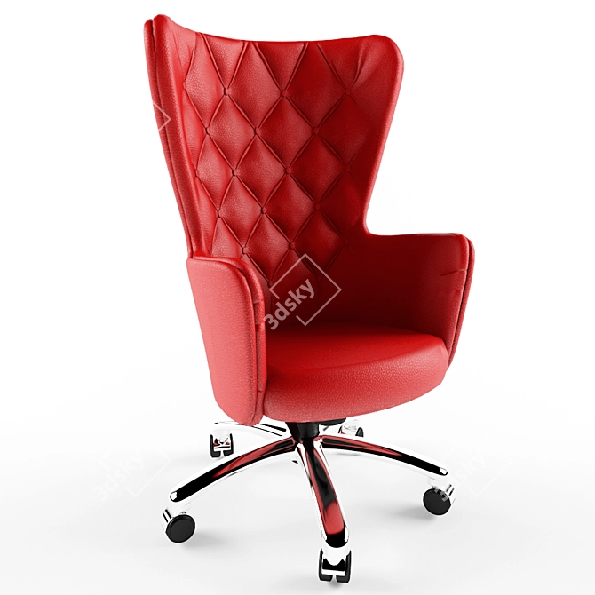 Lakshimi Armchair: Elegant Comfort 3D model image 1
