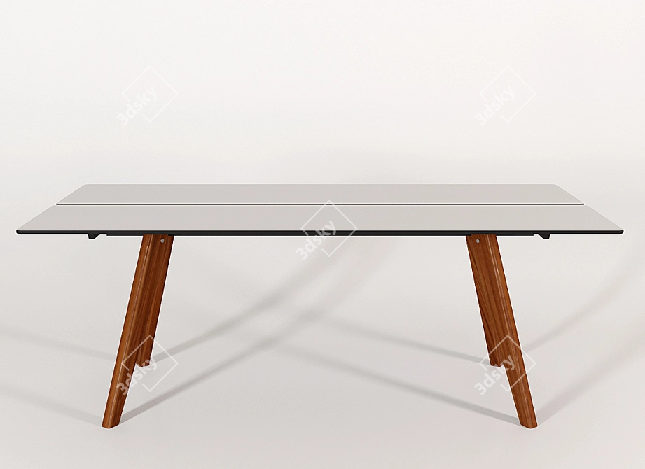 Adelaide Modern Dining Table 3D model image 3