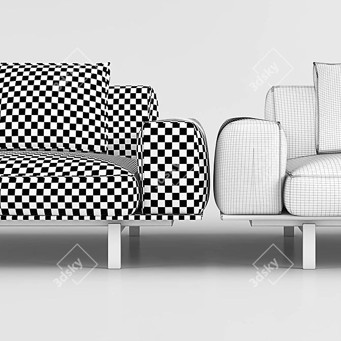 LEMA Yard Sofa Collection 3D model image 3