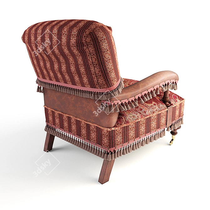 Elegant Provasi Wendell Armchair 3D model image 2