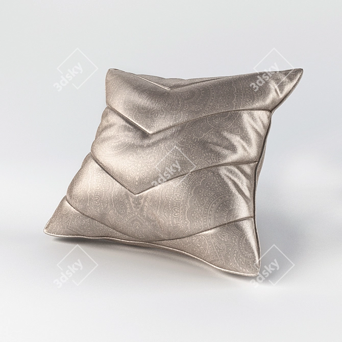 Cozy Comfort Pillow Set 3D model image 2