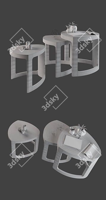 Lian Giorgetti Coffee Tables 3D model image 3