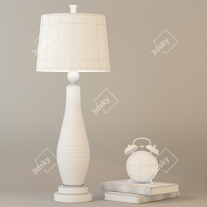 Elegant Belinus Table Lamp 3D model image 3