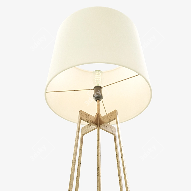 Modern Elegance: AVEDON Floor Lamp 3D model image 2