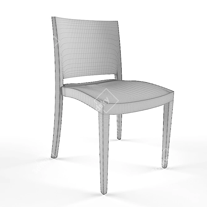 Elegant Billiani Chair: Miss B 3D model image 2