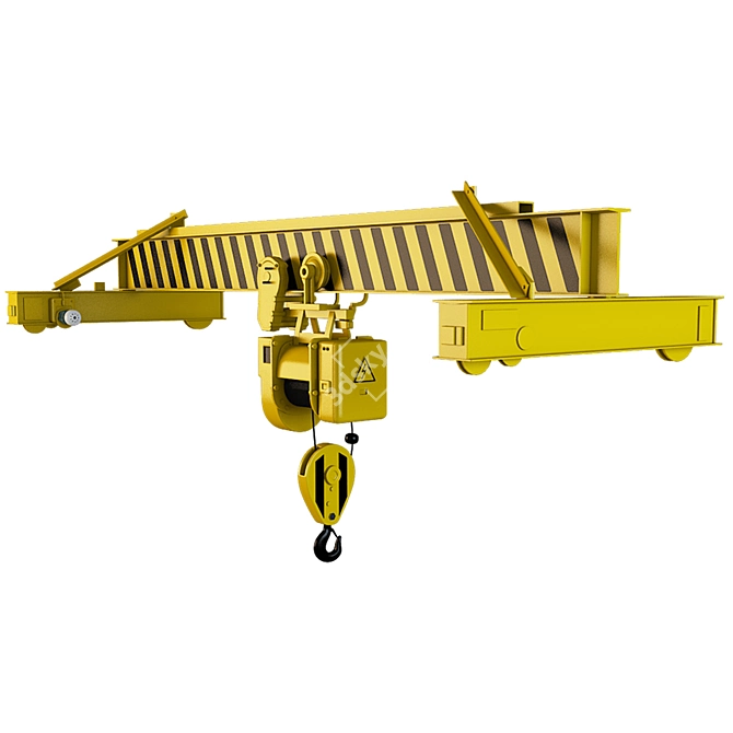 Lift Crane 3D model image 1