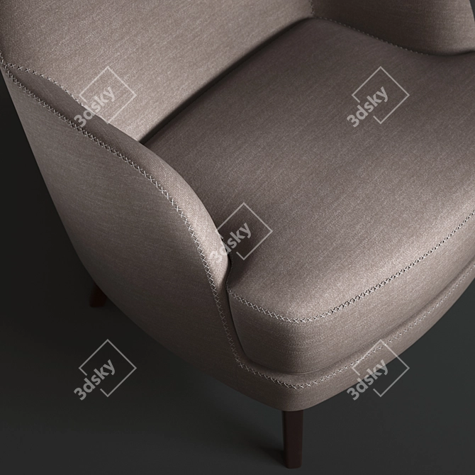 Roberto Lazzeroni Designer Chair: Casamilano Liz 3D model image 3