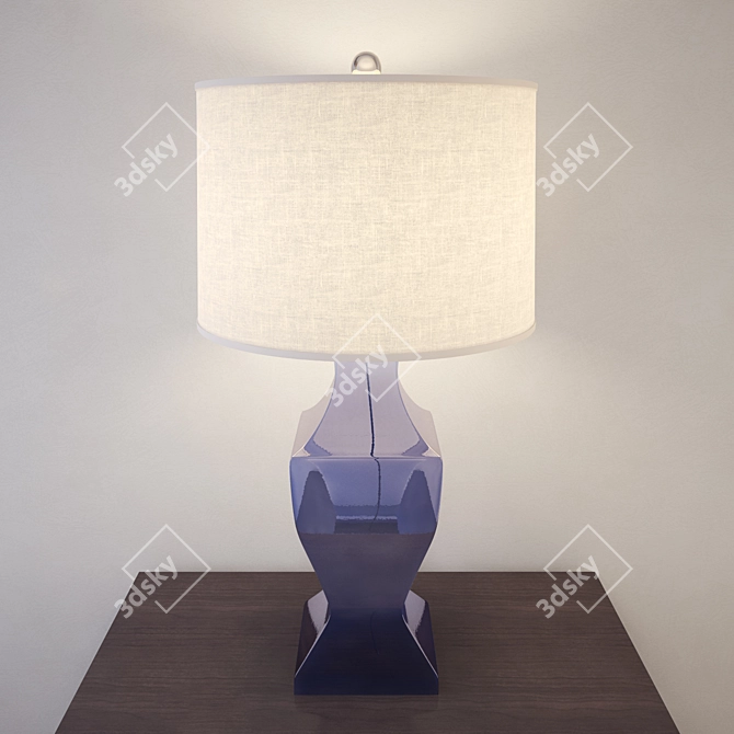 Coastal Charm: Samoset Table Lamp 3D model image 1