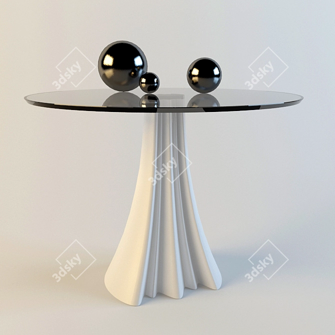Sipario Bistrot Table by Cattelan Italia 3D model image 2
