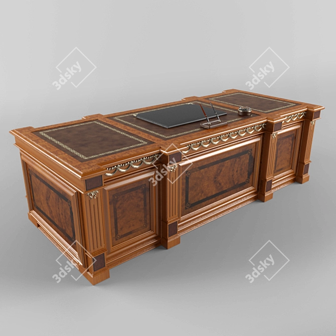 Title suggestion: Leonardo Modenese Cabinet Table 3D model image 1