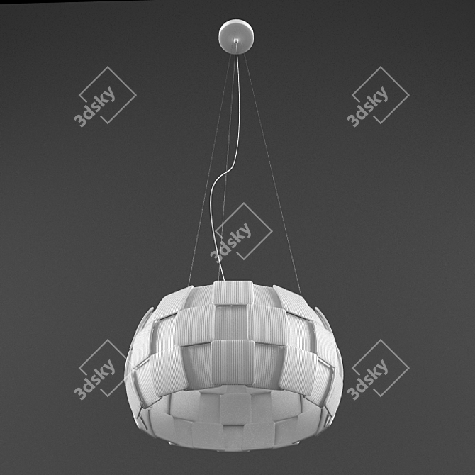 Zuma Line Chandelier 3D model image 2