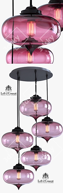 Minaret Pendant - Stunning Hanging Lamp 3D model image 2