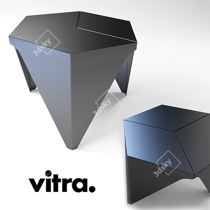 Vitra Prismatic Table: Sleek and Modern 3D model image 1