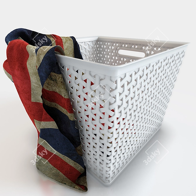 Laundry Basket in 320*320*270 Size 3D model image 1