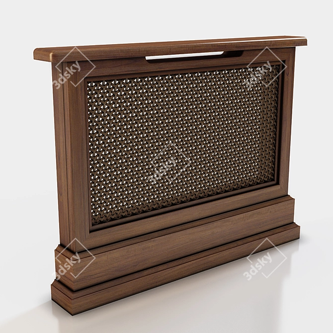 Decorative Radiator Grille 3D model image 1